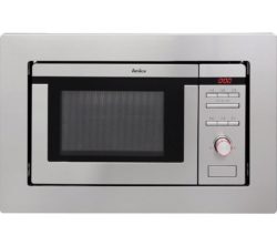 AMICA  AMM20BI Built-in Microwave with Grill - Stainless Steel
